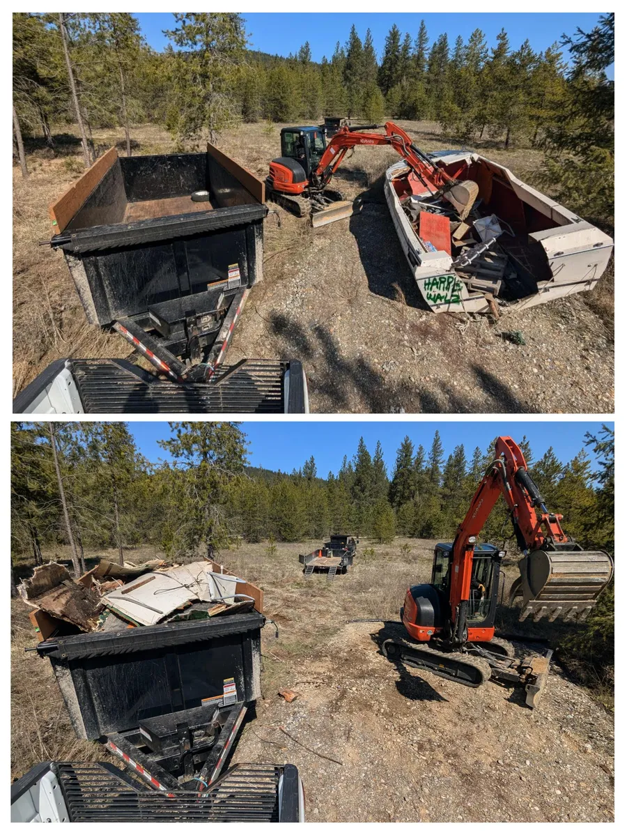 Boat removal in progress