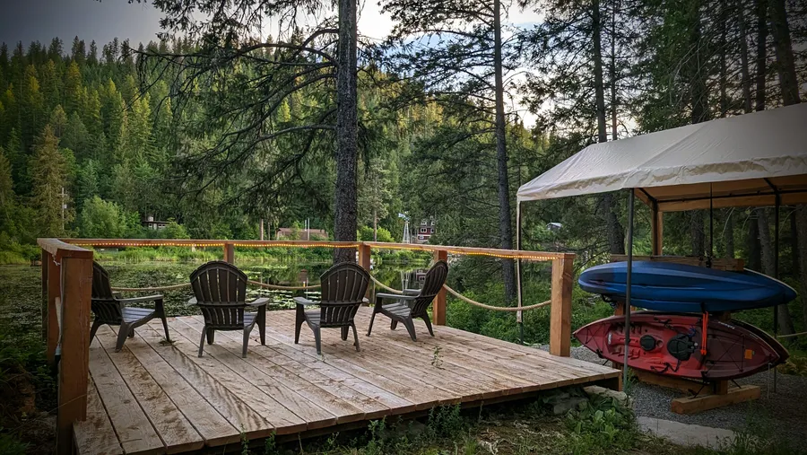 Deck and kayak storage after build