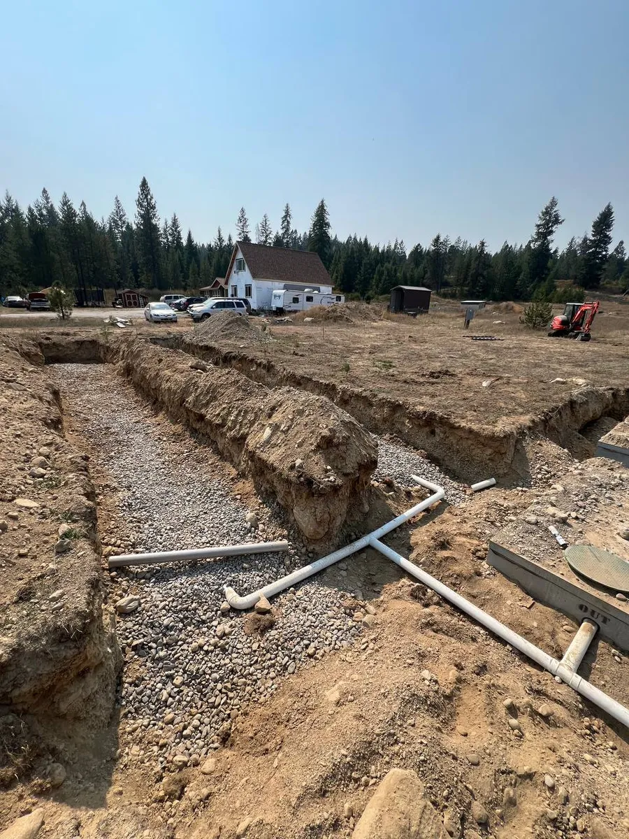 Connecting and finishing septic pipes